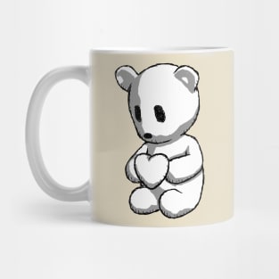 Teddy with heart Mug